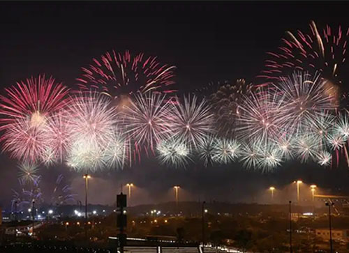 建宁县焰火晚会